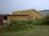 Holzrahmenbaukonstruktion